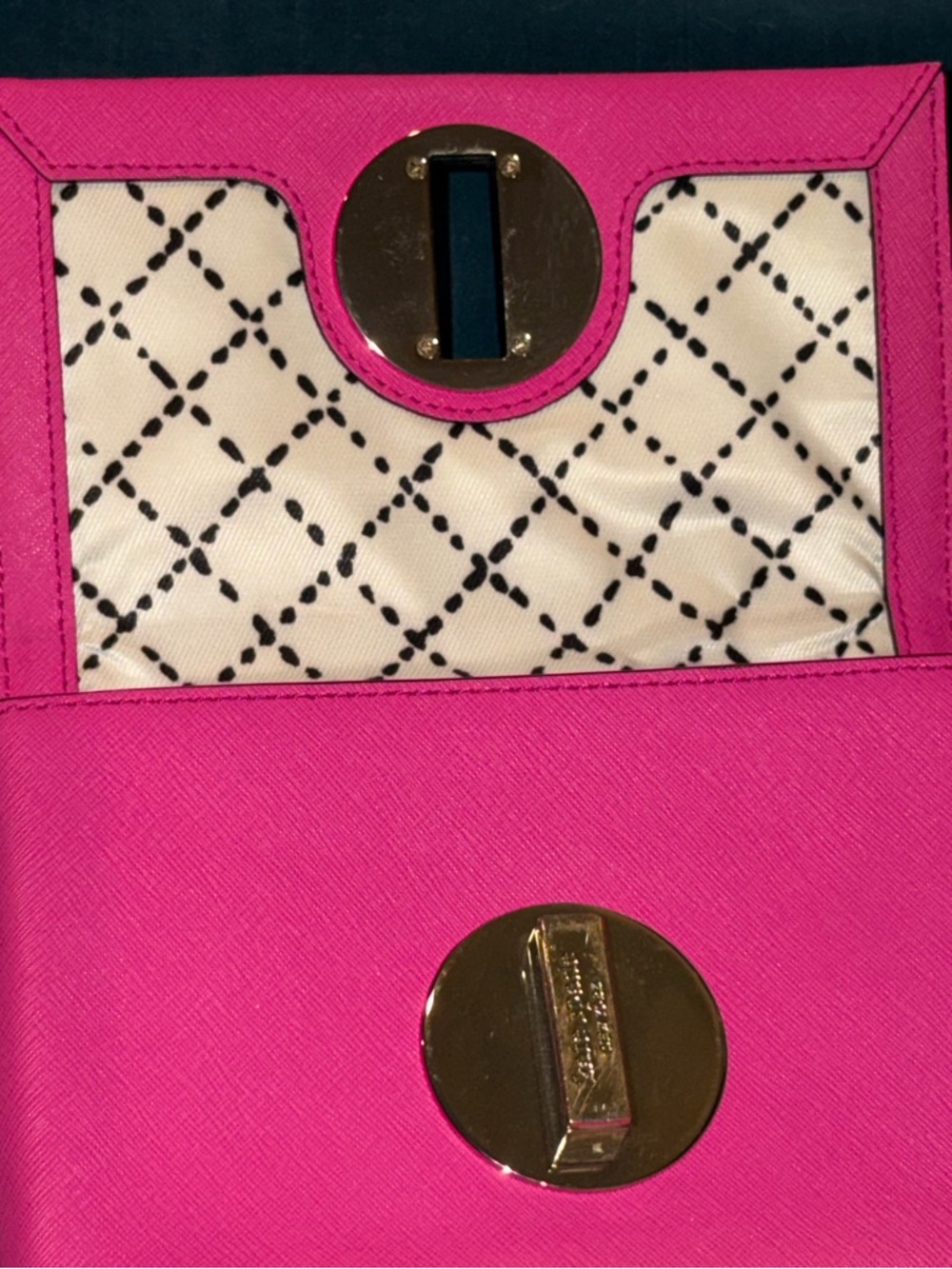 Kate Spade Hot Pink Mini Crossbody bag with flawless long strap - one flaw🩷 - Picture 9 of 16